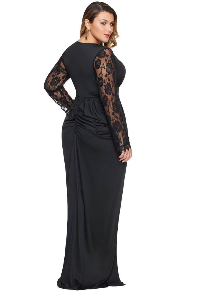 So Elegant Black Maxi Dress