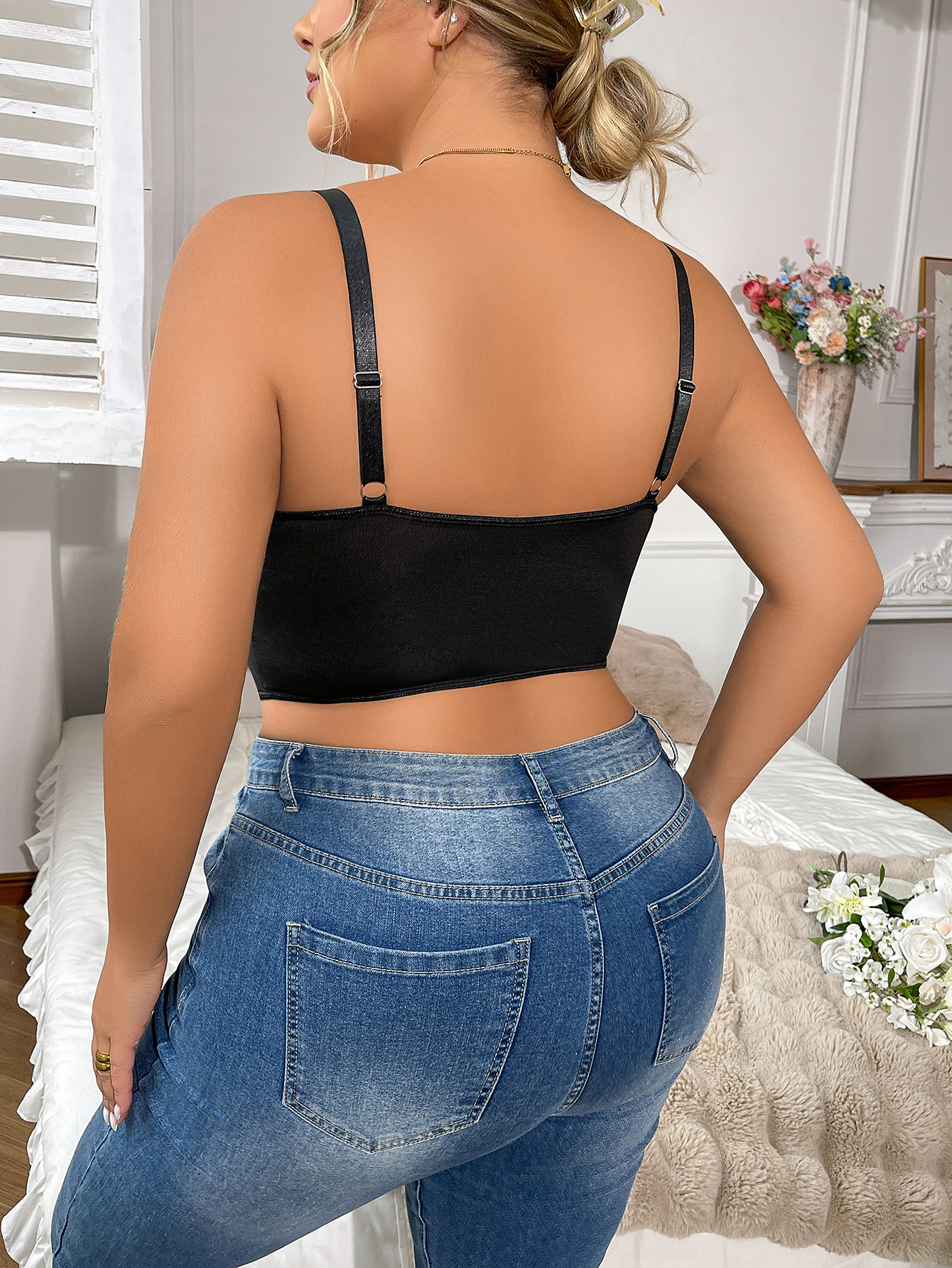 Δαντελένιο Κορσέ Σετ Γυναικείο – Sexy Bodice Με Ενίσχυση - 4716
