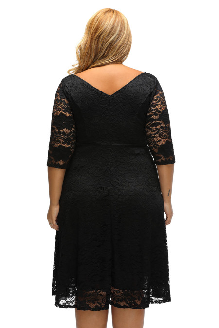 Black Gorgeous Fit & Flare Dress