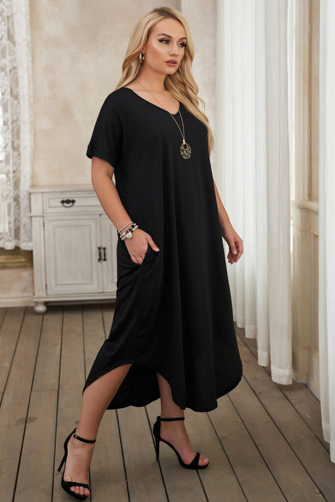 All Day Black Casual Dress