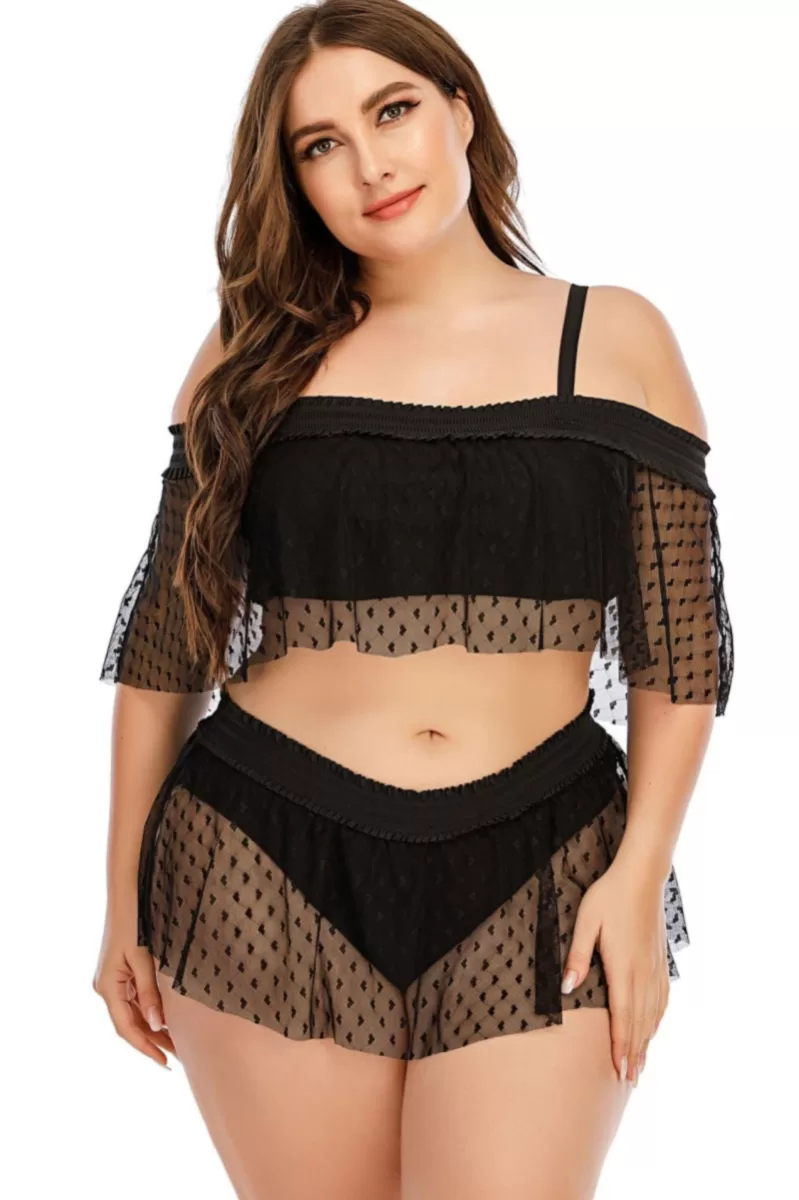 Corina See-through Two-Piece Swimsuit