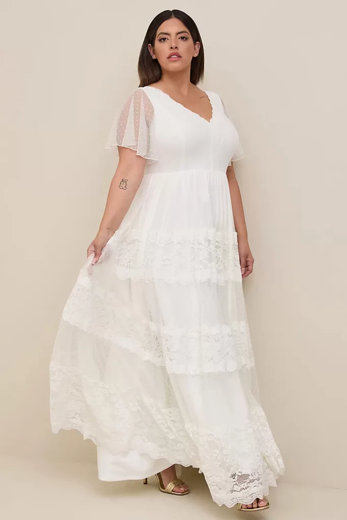 Boho A-line Perfect White Dress