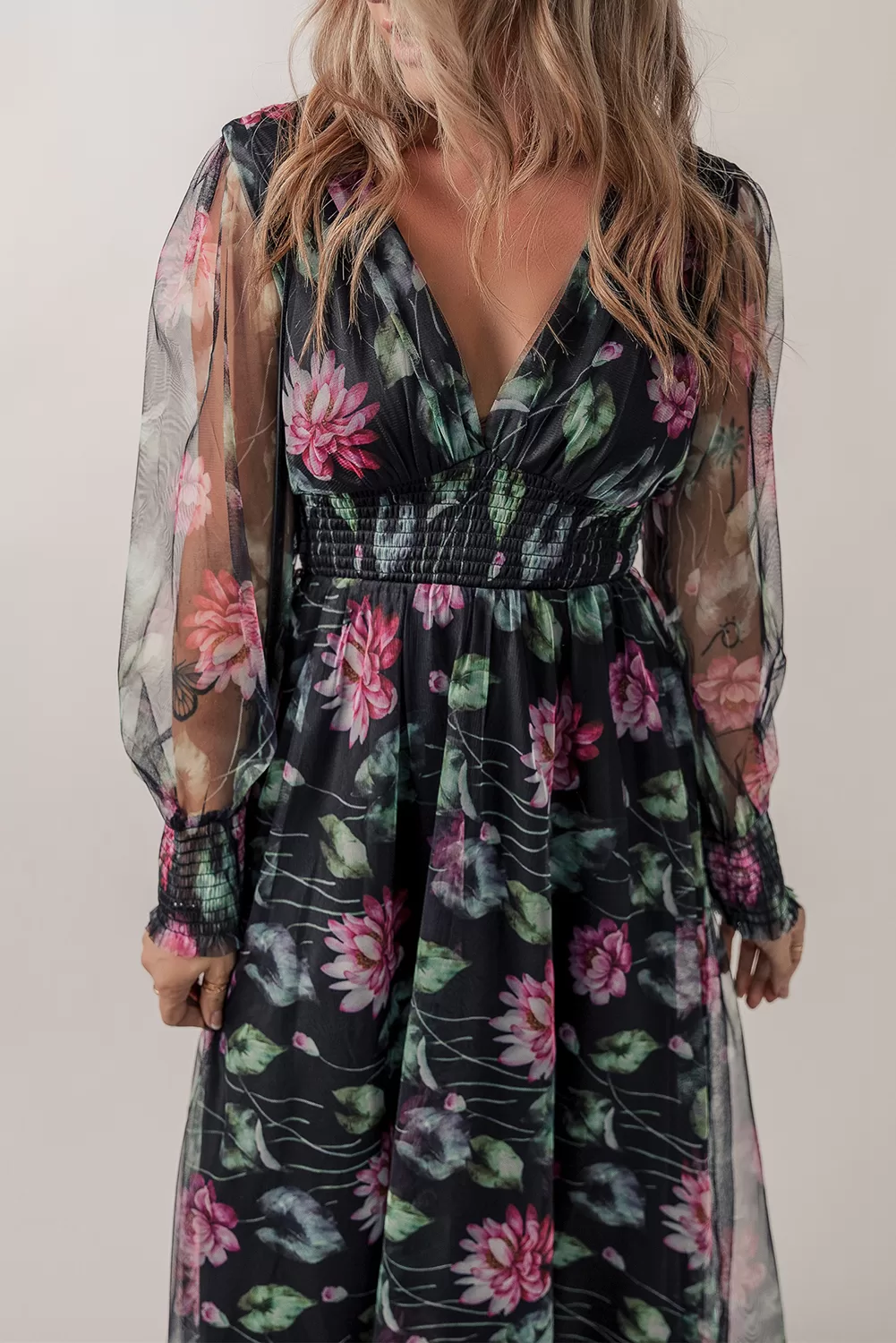 Φόρεμα Gorgeous Maxi Floral Dress-4005