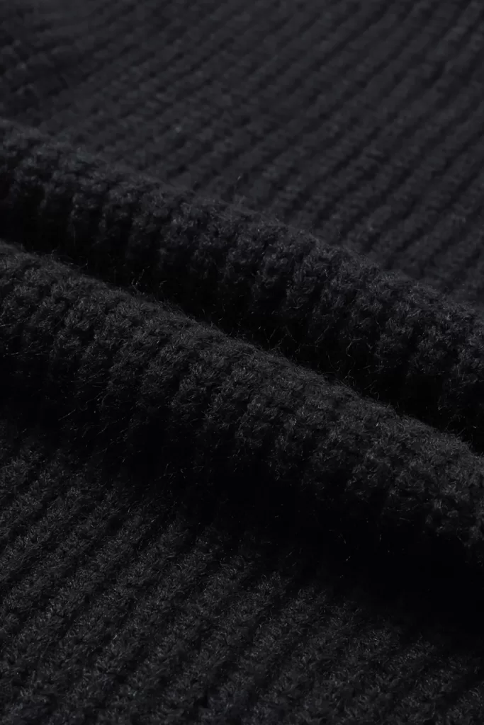 Oversized Sweater Cardigan – Μαύρο